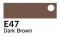 Copic Varios Ink-Dark Brown E47